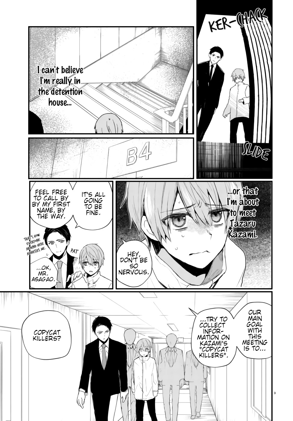 Murdist: Shikeishuu Kazami Tazuru Chapter 1 page 11 - Chapter 1: Figure Maker ①