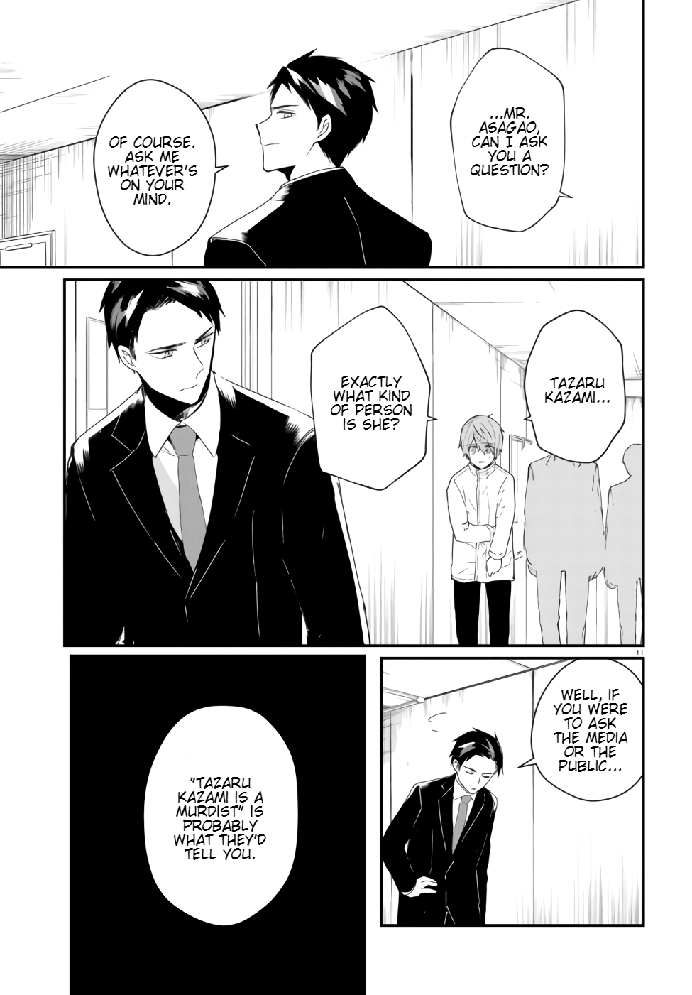 Murdist: Shikeishuu Kazami Tazuru Chapter 1 page 13 - Chapter 1: Figure Maker ①