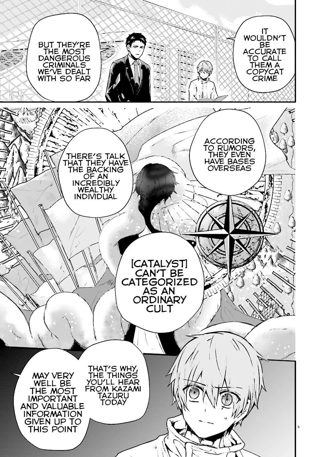 Murdist: Shikeishuu Kazami Tazuru Chapter 10 page 5 - Chapter 10: Catalyst ①