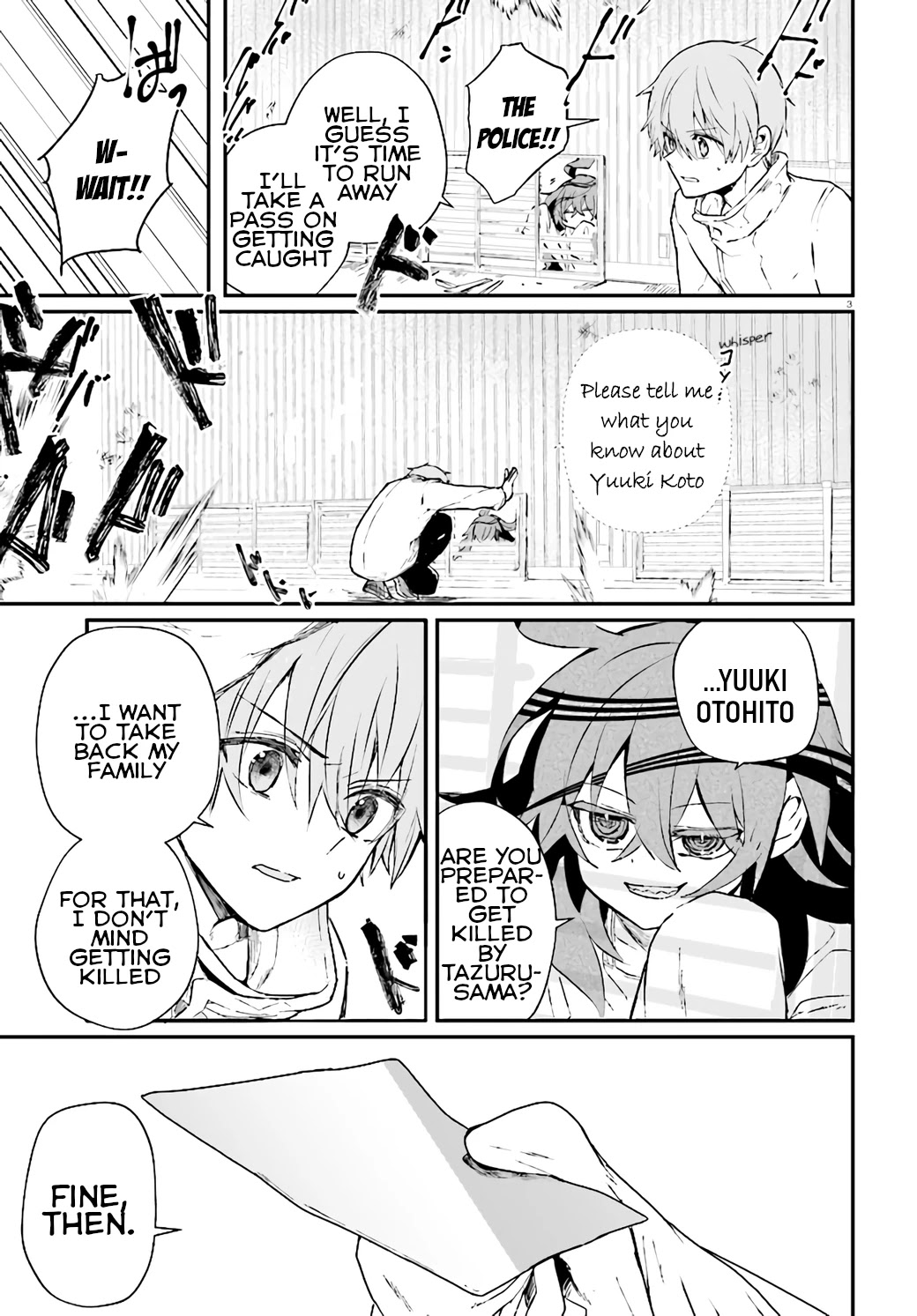 Murdist: Shikeishuu Kazami Tazuru Chapter 12 page 3 - Chapter 12: Catalyst ③
