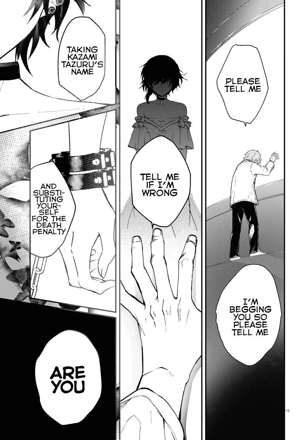 Murdist: Shikeishuu Kazami Tazuru Chapter 13 page 15 - Chapter 13: Yuuki Koto