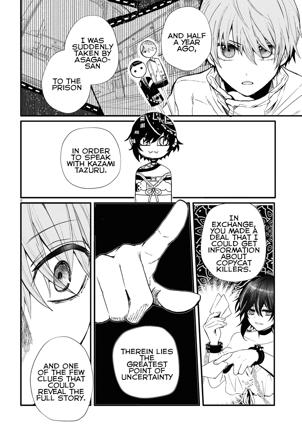 Murdist: Shikeishuu Kazami Tazuru Chapter 13 page 8 - Chapter 13: Yuuki Koto