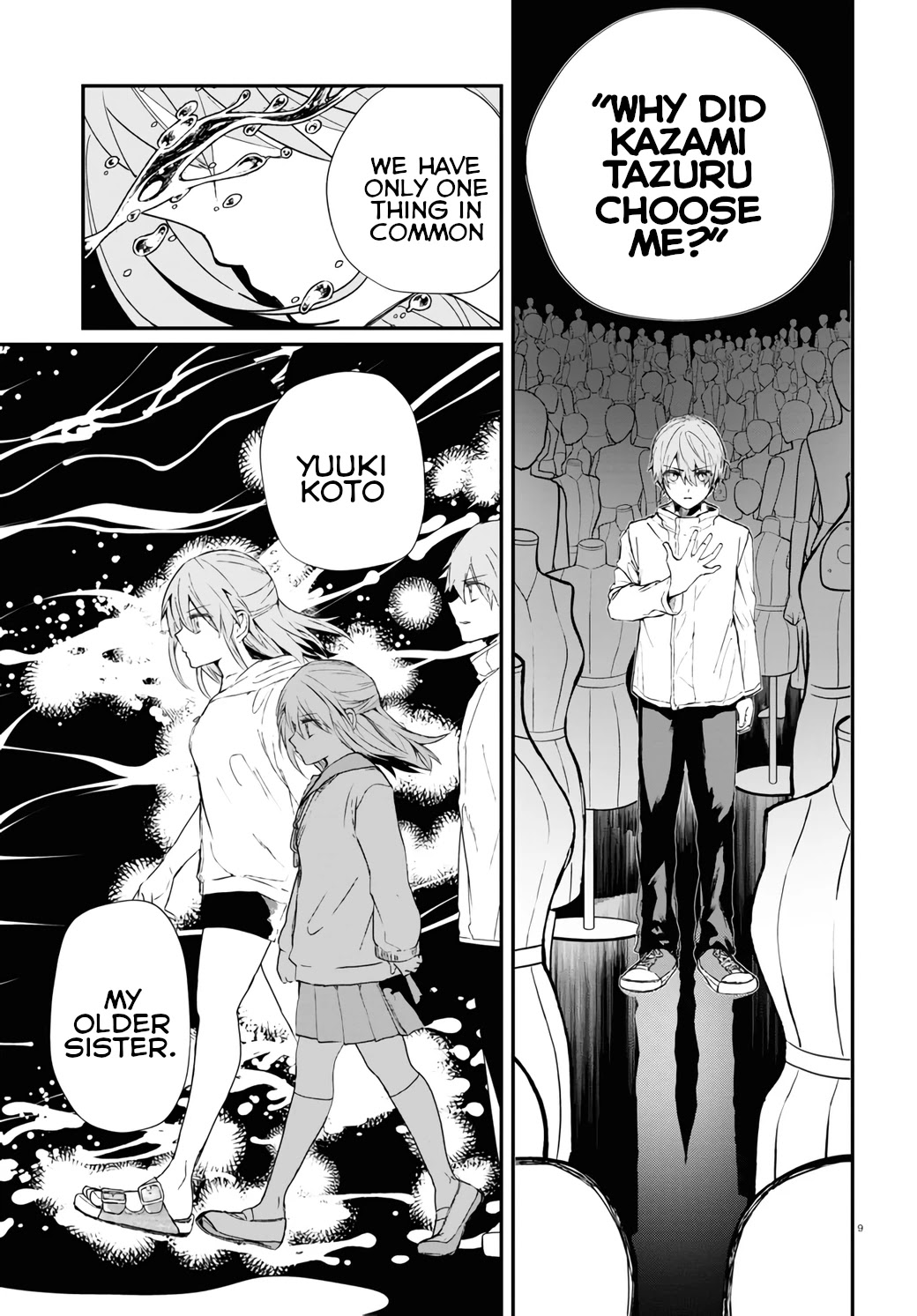Murdist: Shikeishuu Kazami Tazuru Chapter 13 page 9 - Chapter 13: Yuuki Koto