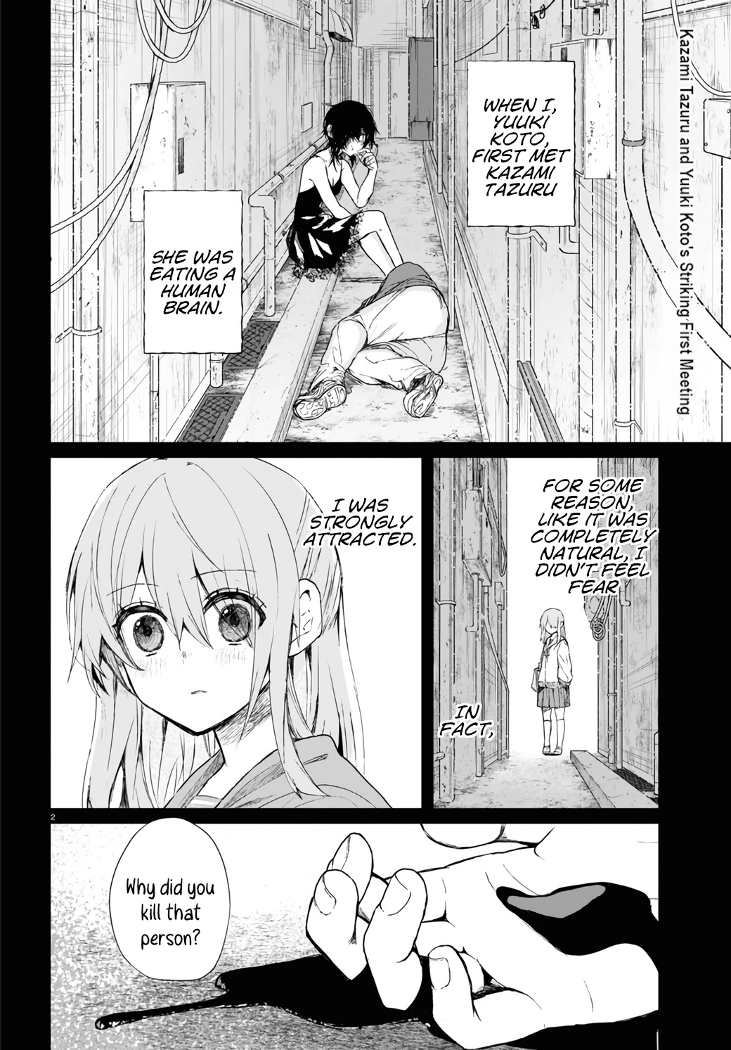 Murdist: Shikeishuu Kazami Tazuru Chapter 14 page 2 - Chapter 14: Yuuki Otohito