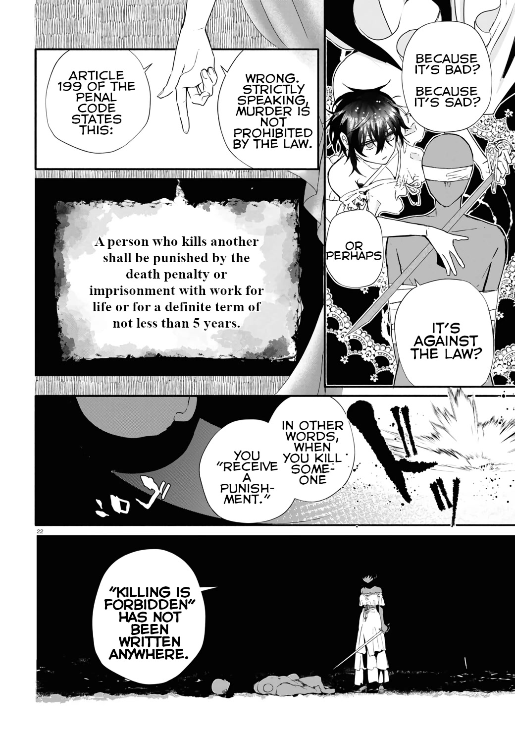 Murdist: Shikeishuu Kazami Tazuru Chapter 16 page 22 - Chapter 16: Murdist [END]