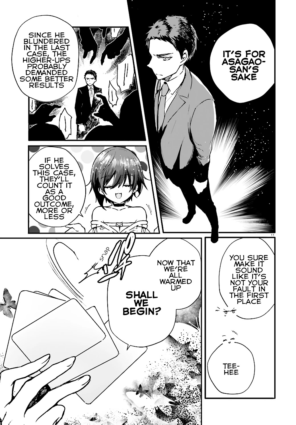 Murdist: Shikeishuu Kazami Tazuru Chapter 6 page 11 - Chapter 6: Scramble Chair ①