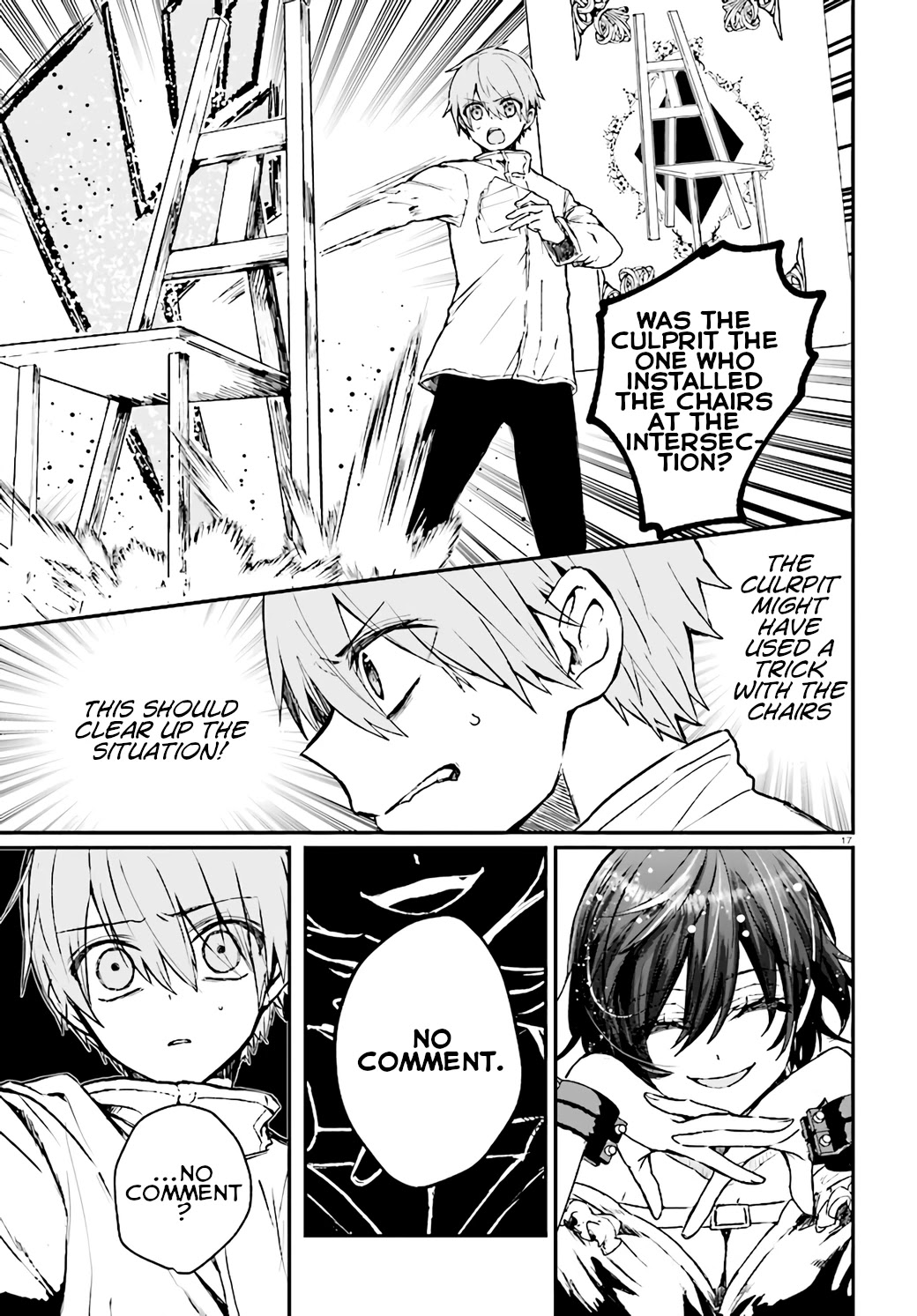 Murdist: Shikeishuu Kazami Tazuru Chapter 6 page 17 - Chapter 6: Scramble Chair ①