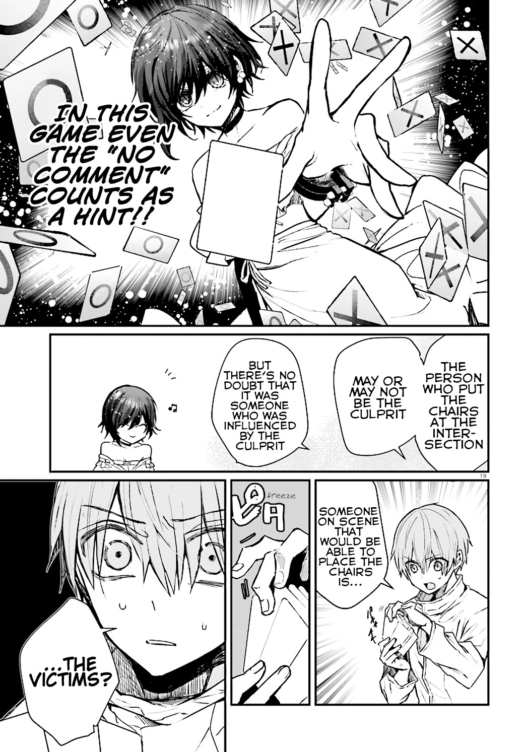 Murdist: Shikeishuu Kazami Tazuru Chapter 6 page 19 - Chapter 6: Scramble Chair ①