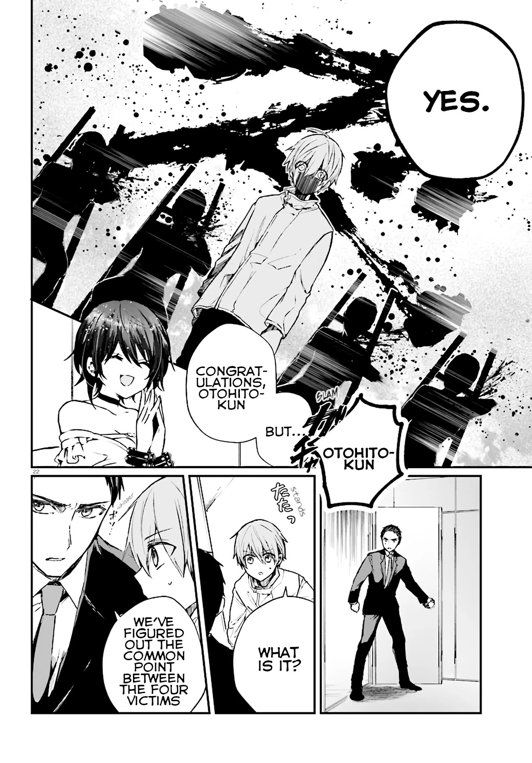 Murdist: Shikeishuu Kazami Tazuru Chapter 6 page 22 - Chapter 6: Scramble Chair ①