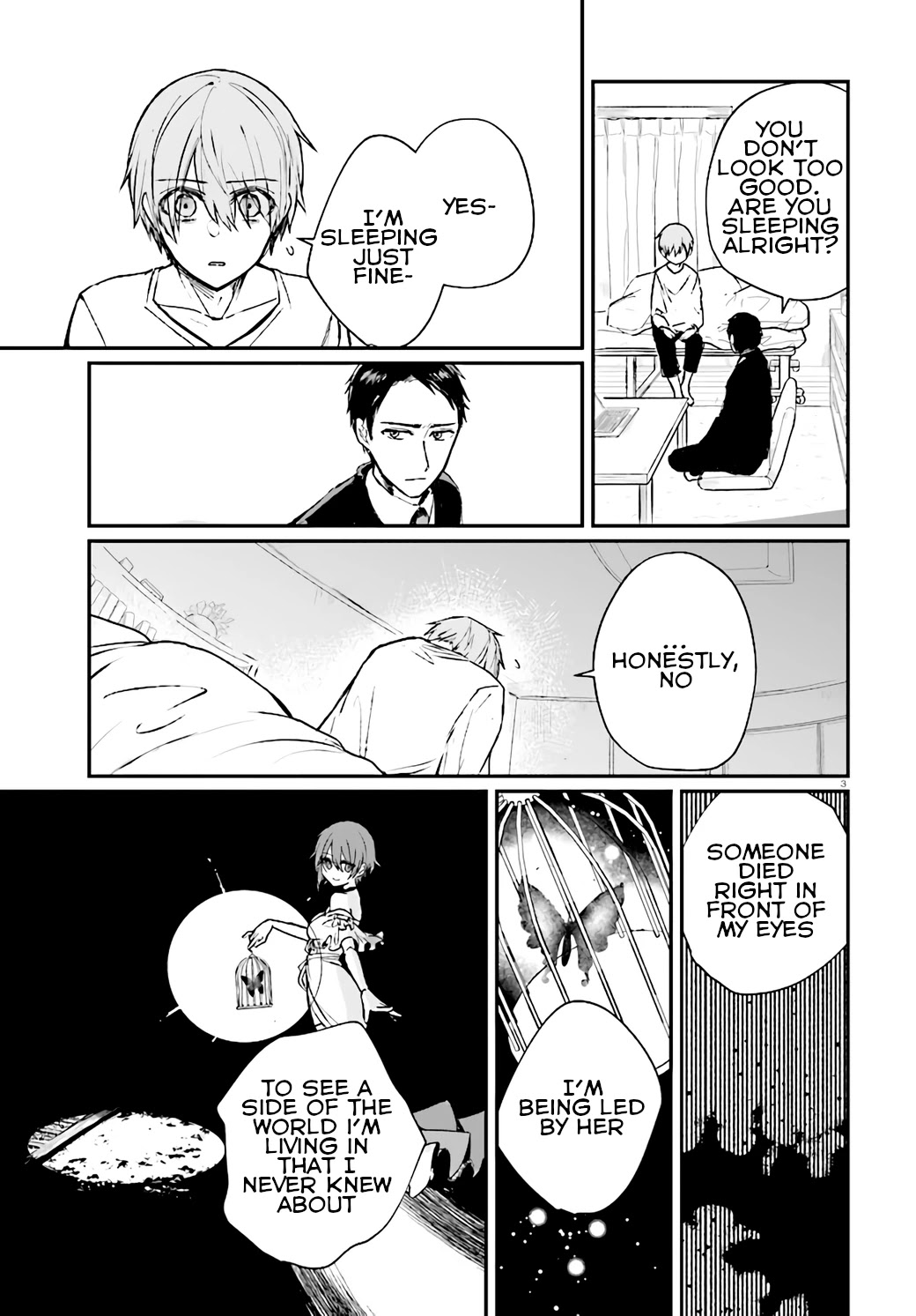Murdist: Shikeishuu Kazami Tazuru Chapter 6 page 3 - Chapter 6: Scramble Chair ①