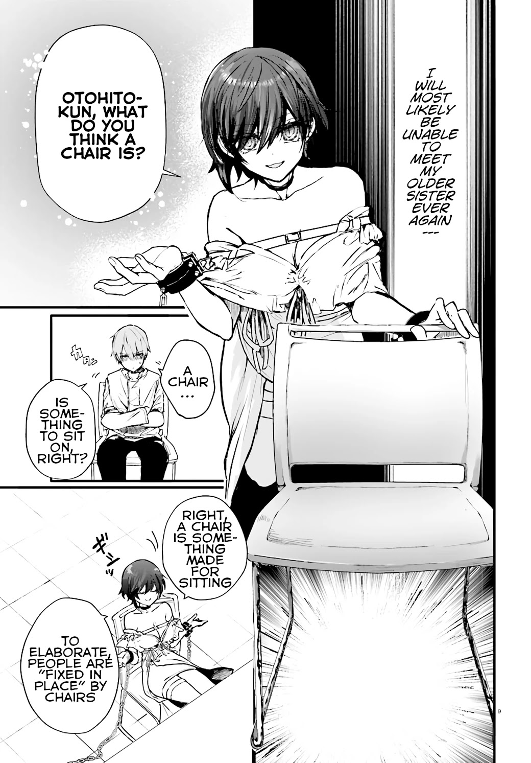 Murdist: Shikeishuu Kazami Tazuru Chapter 6 page 9 - Chapter 6: Scramble Chair ①