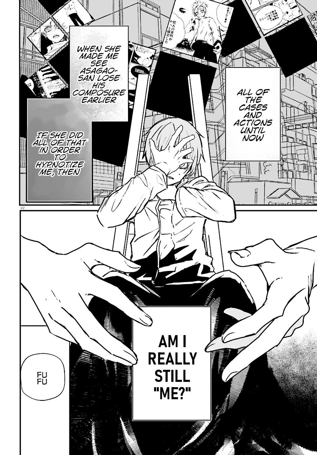 Murdist: Shikeishuu Kazami Tazuru Chapter 7 page 22 - Chapter 7: Scramble Chair ②