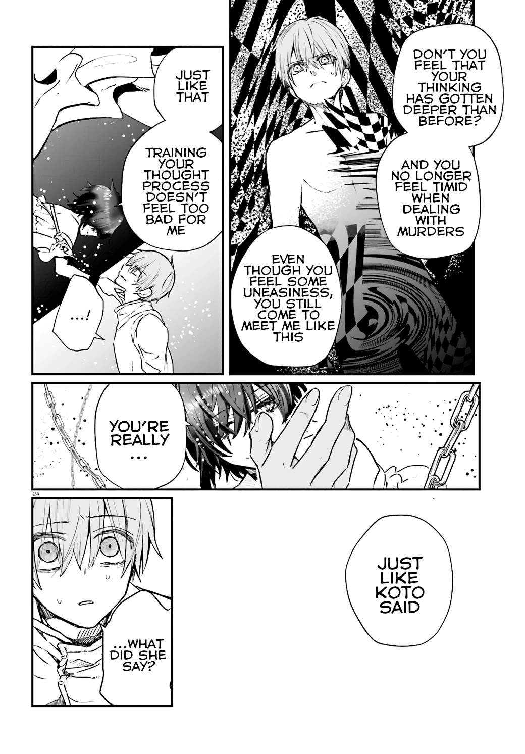 Murdist: Shikeishuu Kazami Tazuru Chapter 7 page 24 - Chapter 7: Scramble Chair ②