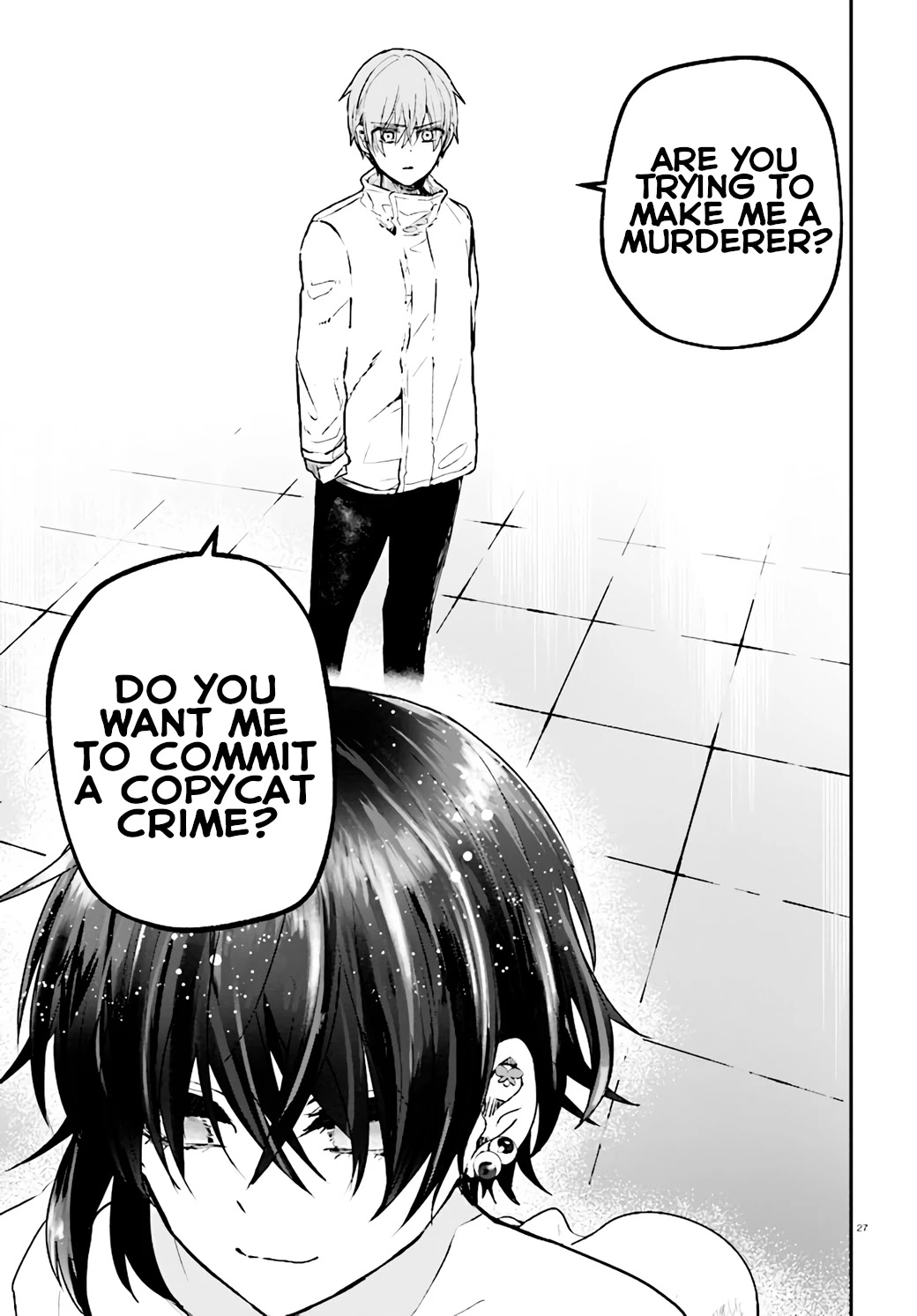 Murdist: Shikeishuu Kazami Tazuru Chapter 7 page 27 - Chapter 7: Scramble Chair ②