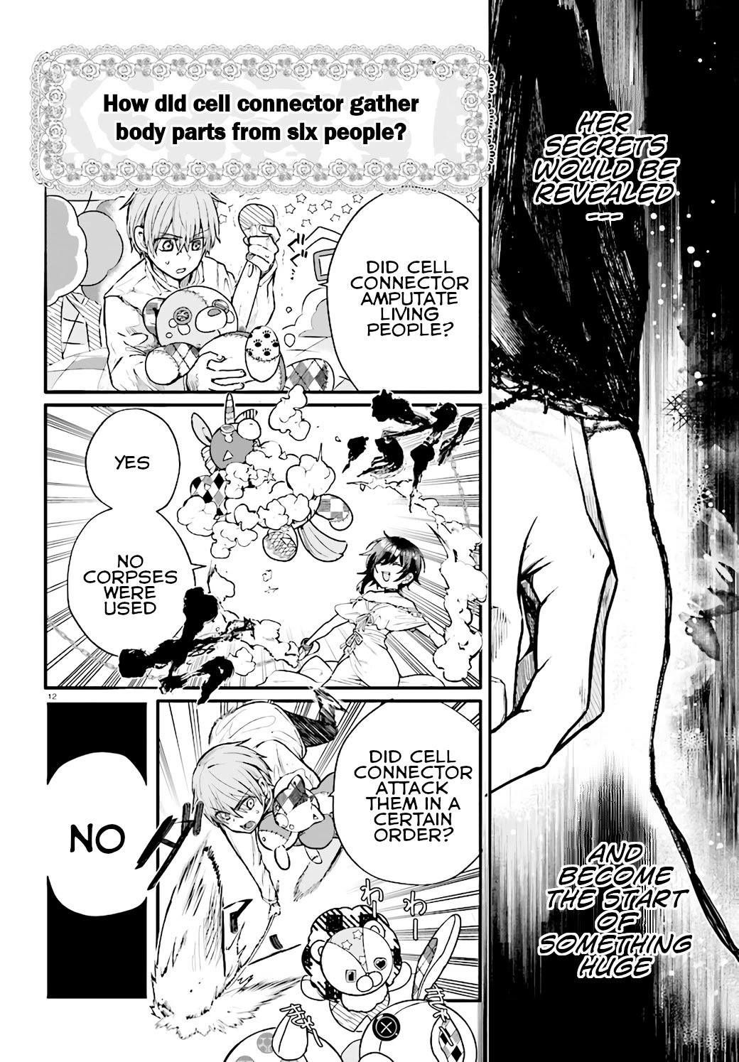 Murdist: Shikeishuu Kazami Tazuru Chapter 8 page 12 - Chapter 8: Cell Connector