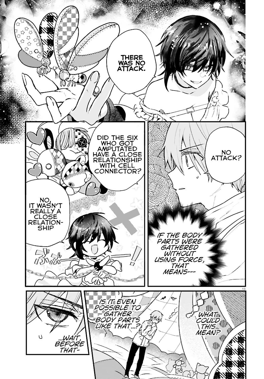Murdist: Shikeishuu Kazami Tazuru Chapter 8 page 13 - Chapter 8: Cell Connector