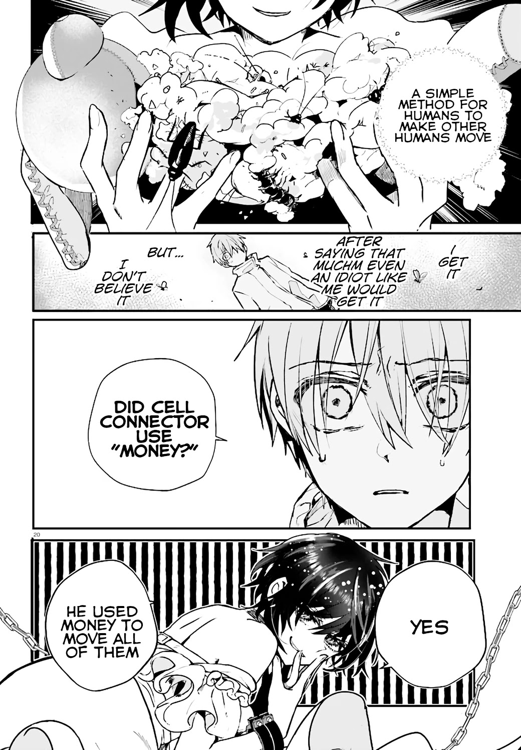 Murdist: Shikeishuu Kazami Tazuru Chapter 8 page 20 - Chapter 8: Cell Connector