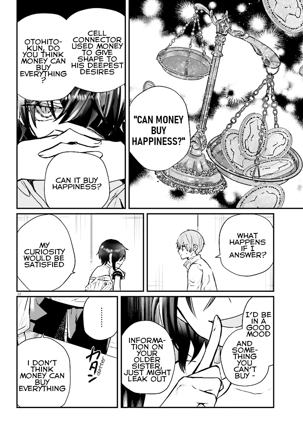 Murdist: Shikeishuu Kazami Tazuru Chapter 8 page 22 - Chapter 8: Cell Connector