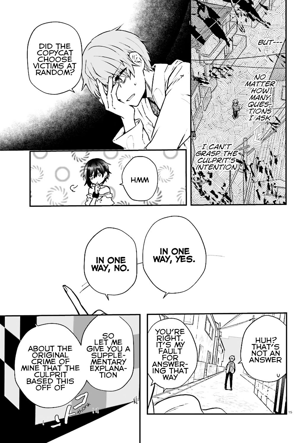 Murdist: Shikeishuu Kazami Tazuru Chapter 9 page 15 - Chapter 9: Artificial