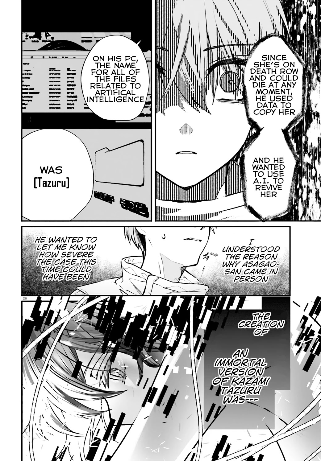 Murdist: Shikeishuu Kazami Tazuru Chapter 9 page 26 - Chapter 9: Artificial