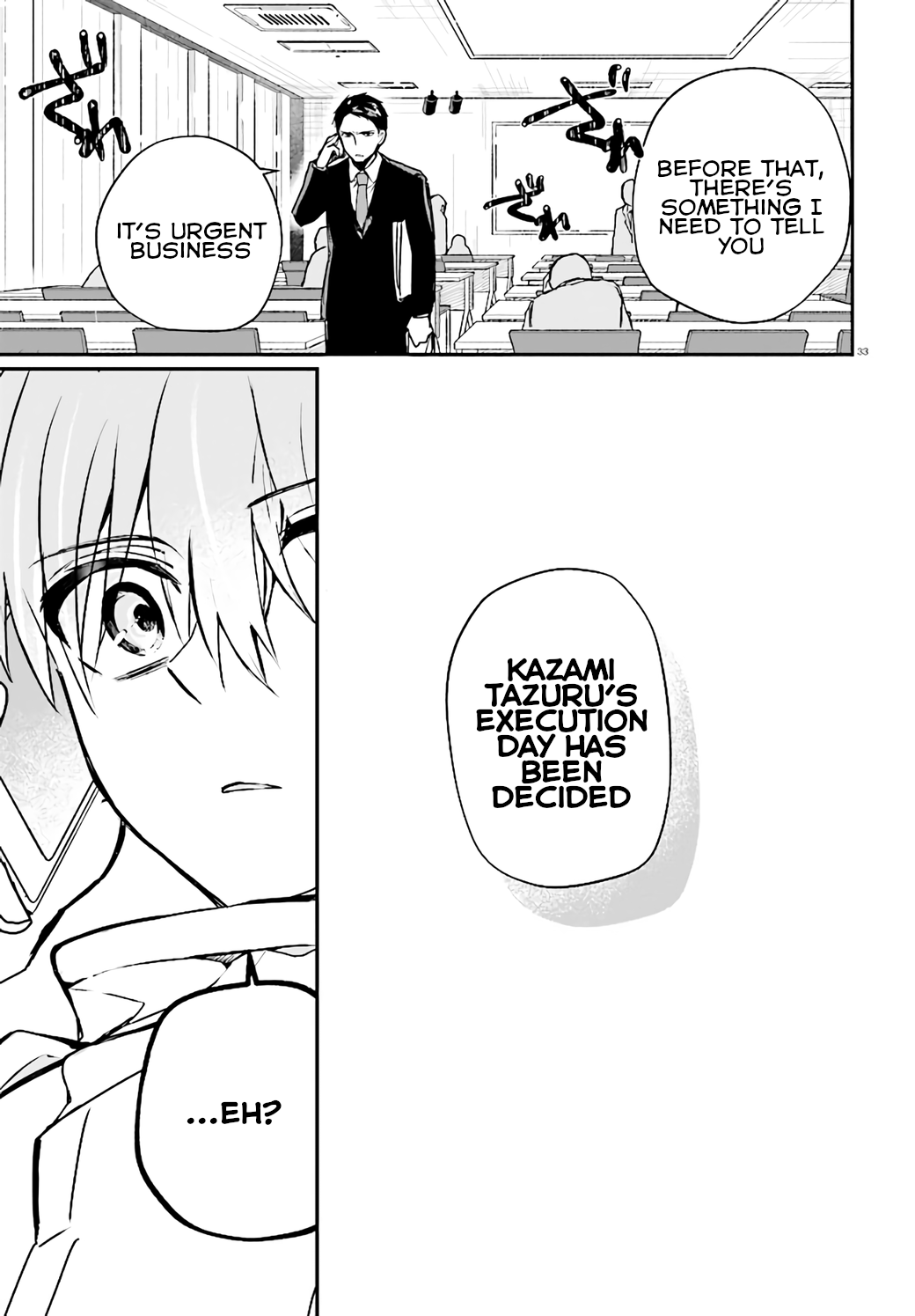Murdist: Shikeishuu Kazami Tazuru Chapter 9 page 33 - Chapter 9: Artificial
