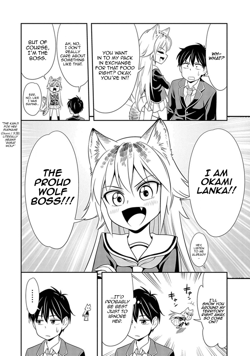 Murenase! Shiiton Gakuen Chapter 1 page 13 - Chapter 1: The Lone Wolf Lanka!
