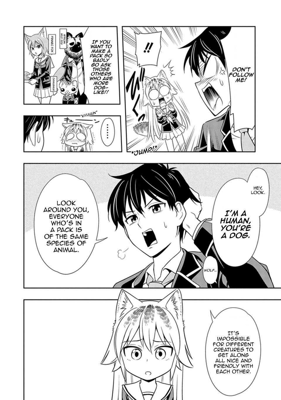 Murenase! Shiiton Gakuen Chapter 1 page 19 - Chapter 1: The Lone Wolf Lanka!