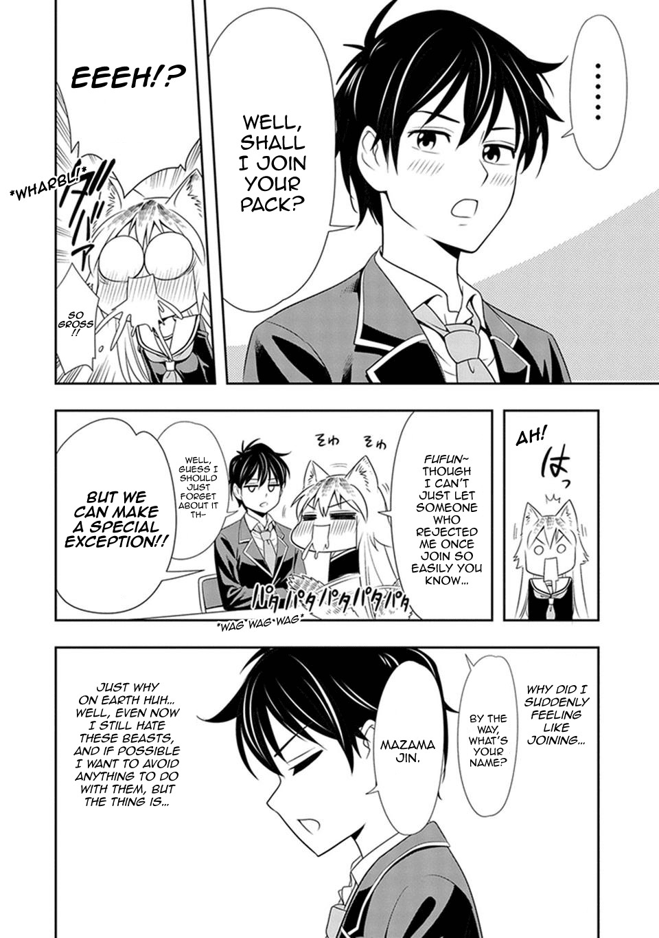 Murenase! Shiiton Gakuen Chapter 1 page 35 - Chapter 1: The Lone Wolf Lanka!