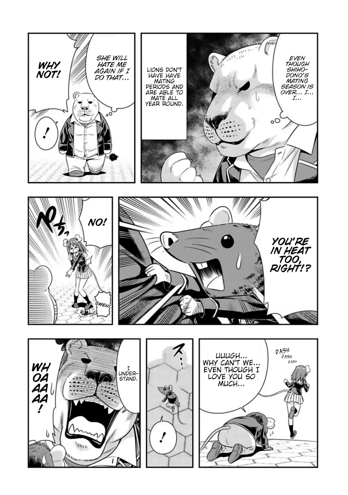 Murenase! Shiiton Gakuen Chapter 101 page 4 - Chapter 101: At the Risk of my Life (1)