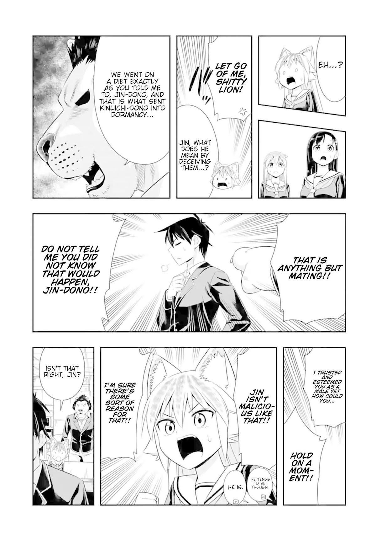 Murenase! Shiiton Gakuen Chapter 102 page 5 - Chapter 102: At the Risk of my Life (2)