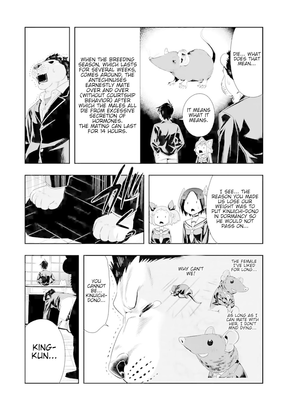 Murenase! Shiiton Gakuen Chapter 102 page 7 - Chapter 102: At the Risk of my Life (2)