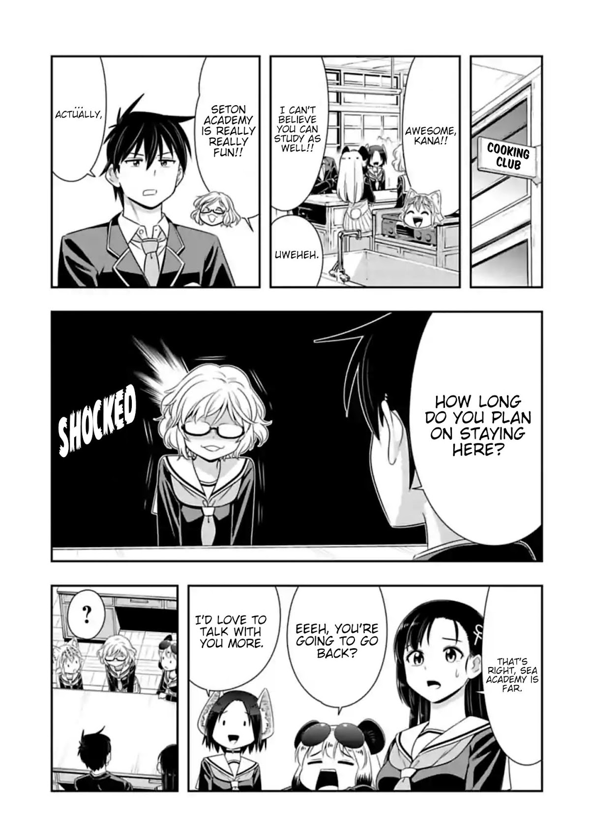 Murenase! Shiiton Gakuen Chapter 103 page 7 - Chapter 103: She Came from the Sea! (1)