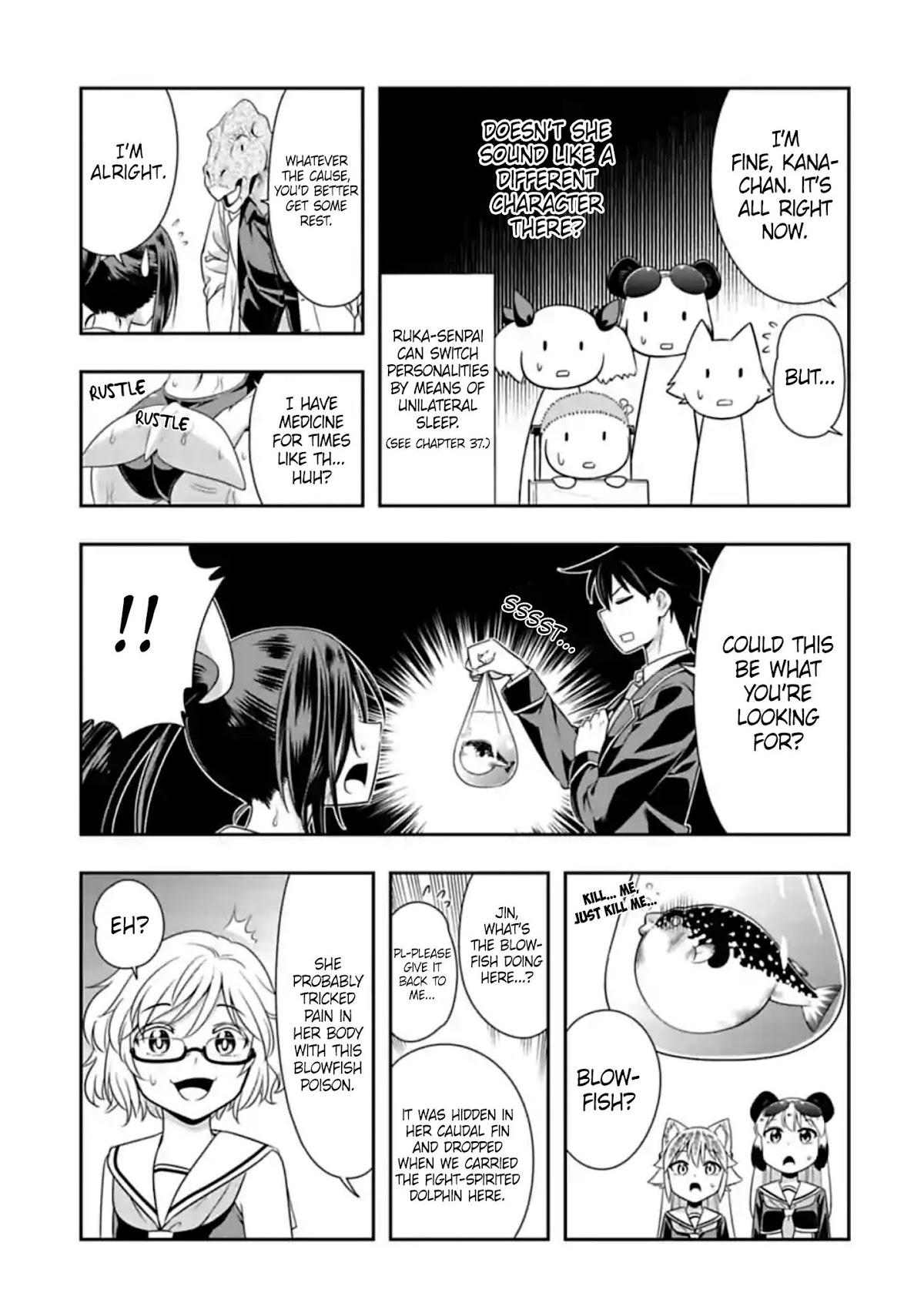 Murenase! Shiiton Gakuen Chapter 105 page 3 - Chapter 105: She Came from the Sea! (3)