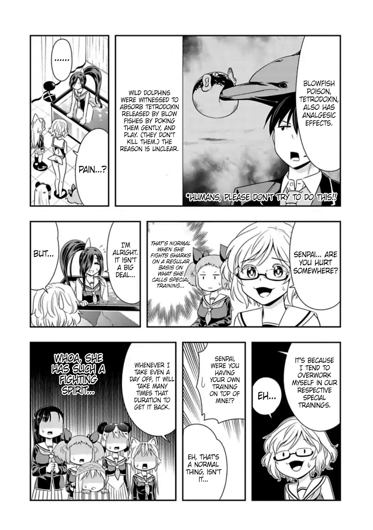 Murenase! Shiiton Gakuen Chapter 105 page 4 - Chapter 105: She Came from the Sea! (3)