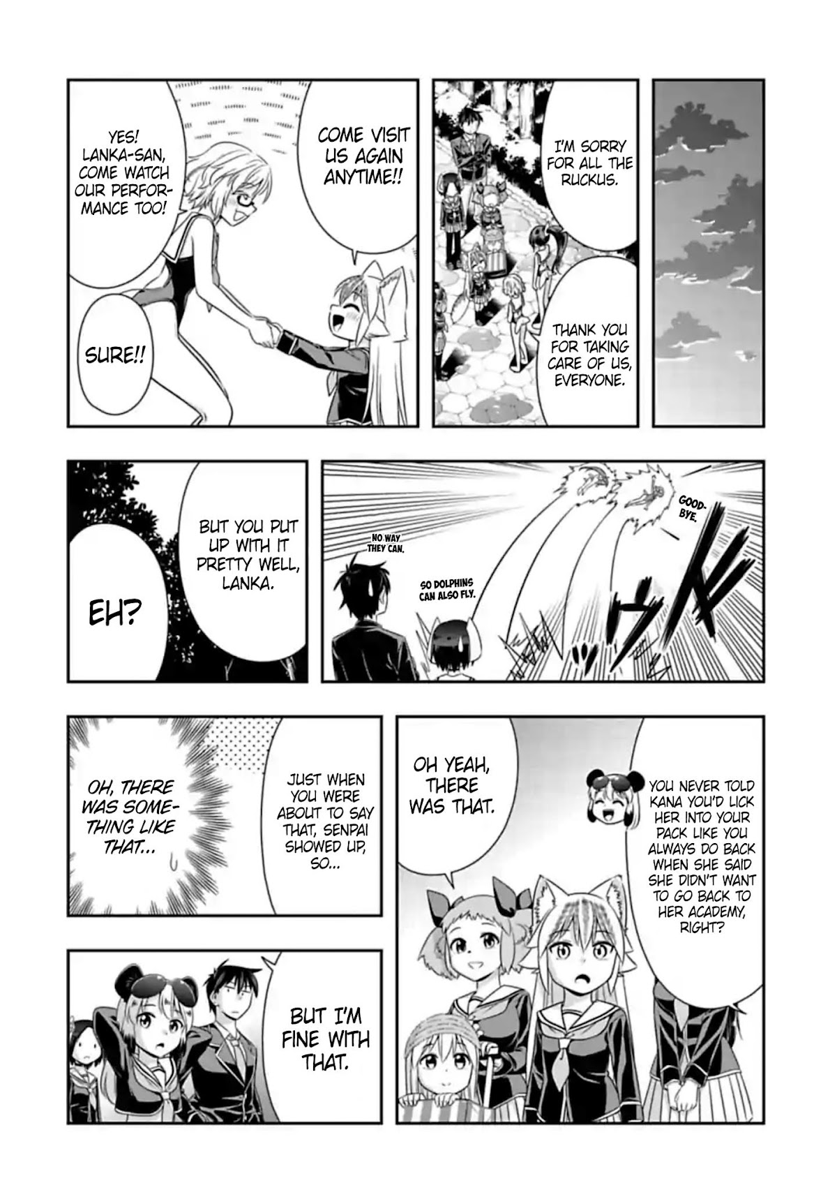 Murenase! Shiiton Gakuen Chapter 105 page 8 - Chapter 105: She Came from the Sea! (3)