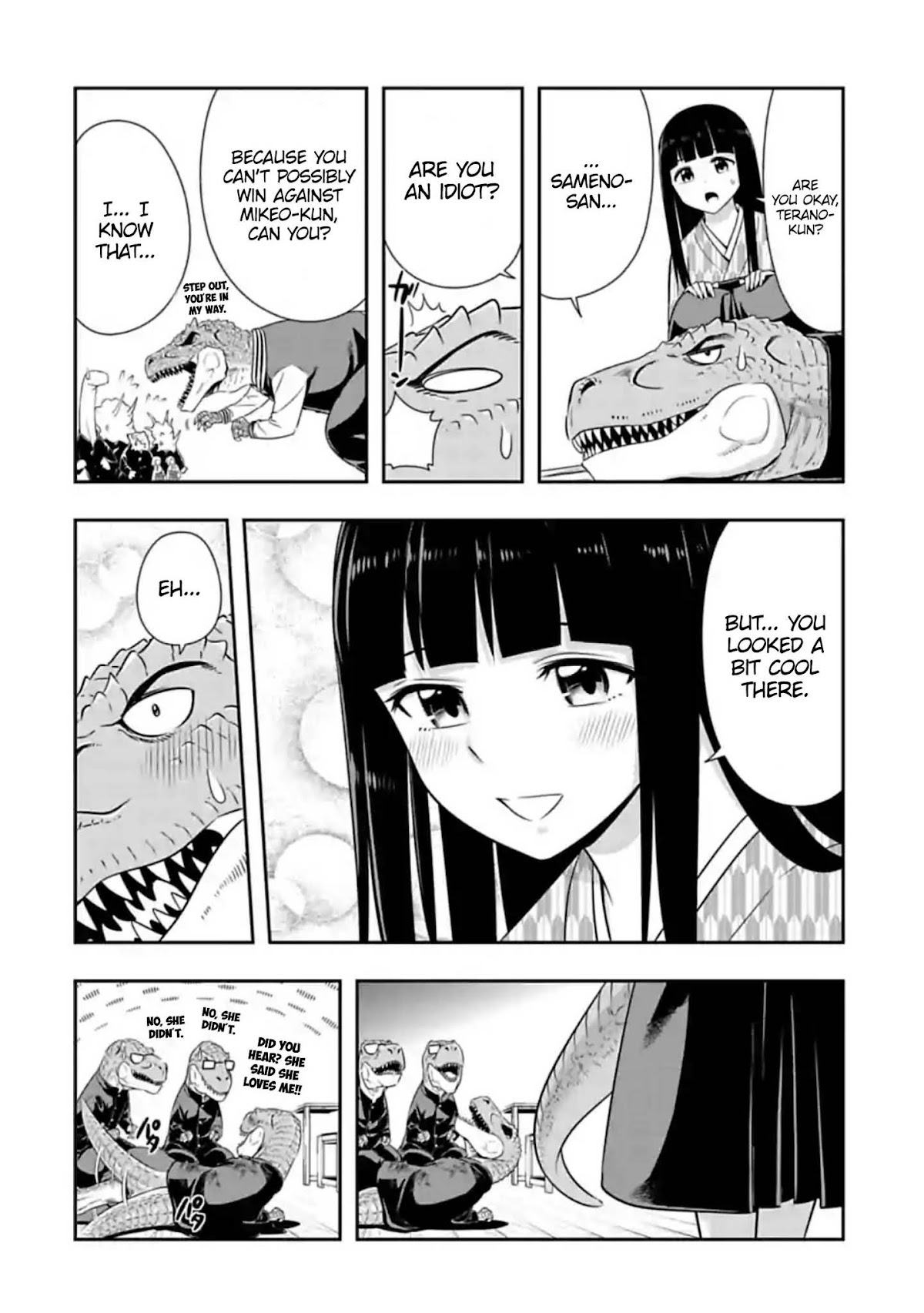 Murenase! Shiiton Gakuen Chapter 107 page 12 - Chapter 107: A Blank Page from a Jurassic Youth