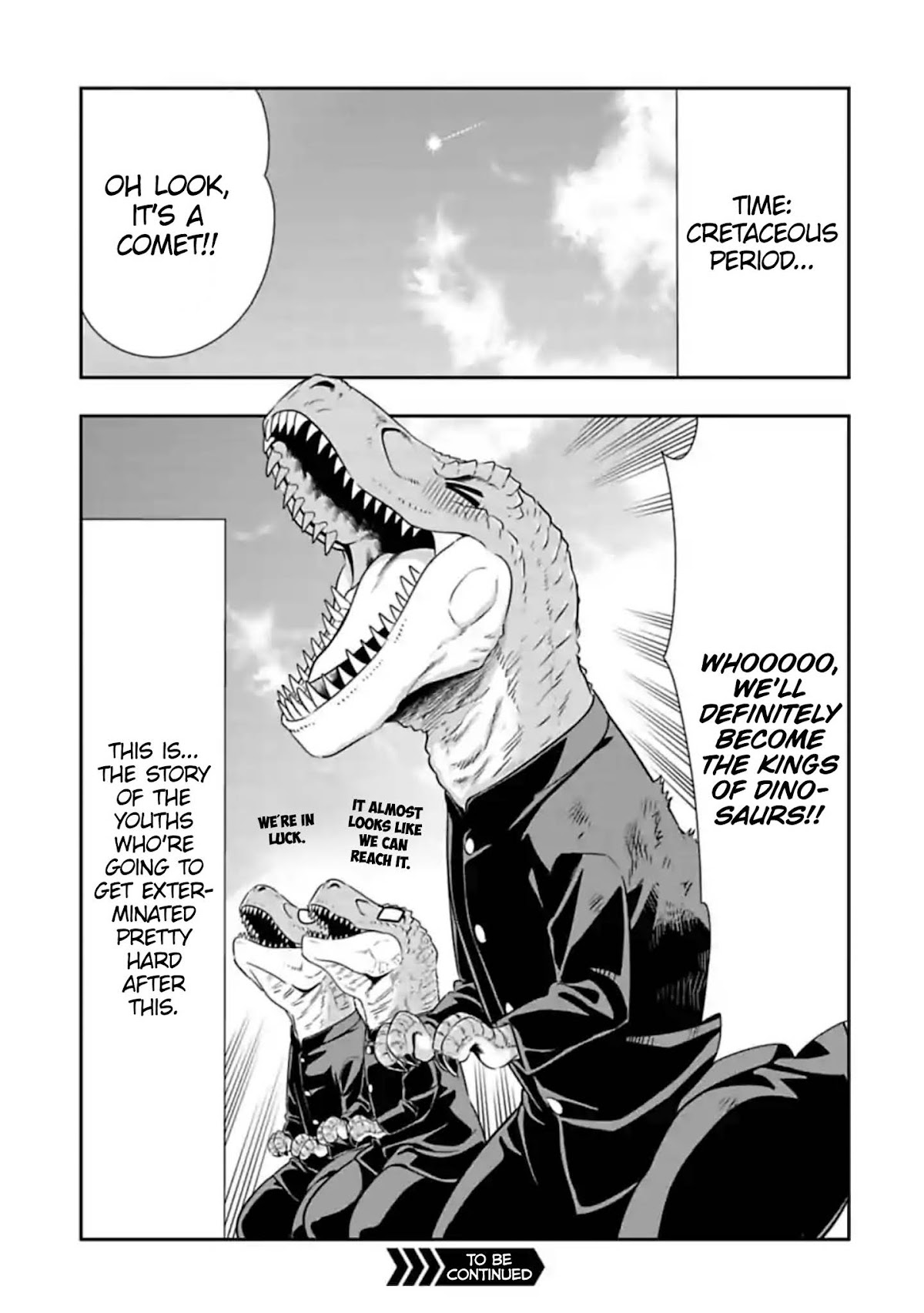 Murenase! Shiiton Gakuen Chapter 107 page 13 - Chapter 107: A Blank Page from a Jurassic Youth