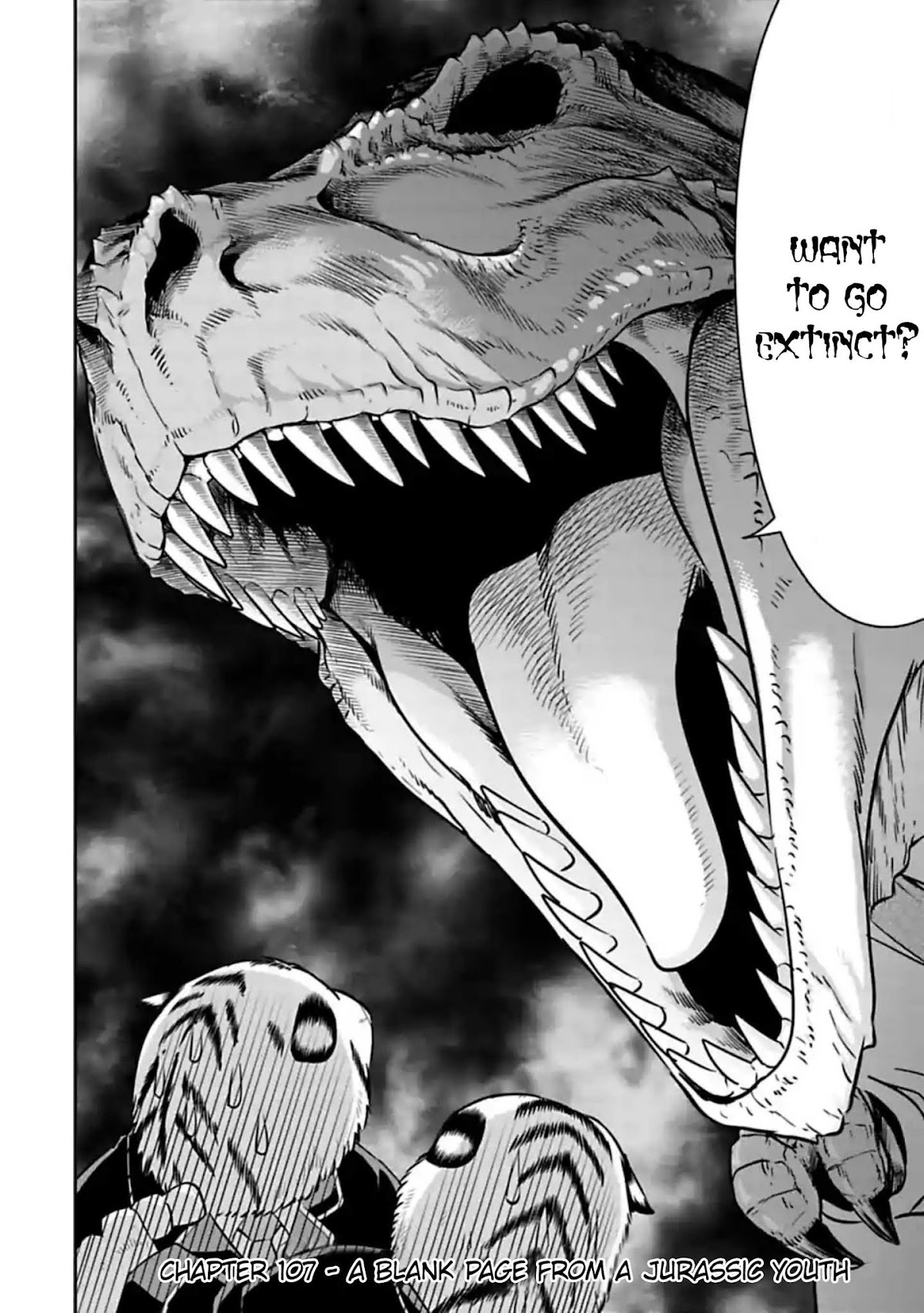 Murenase! Shiiton Gakuen Chapter 107 page 2 - Chapter 107: A Blank Page from a Jurassic Youth