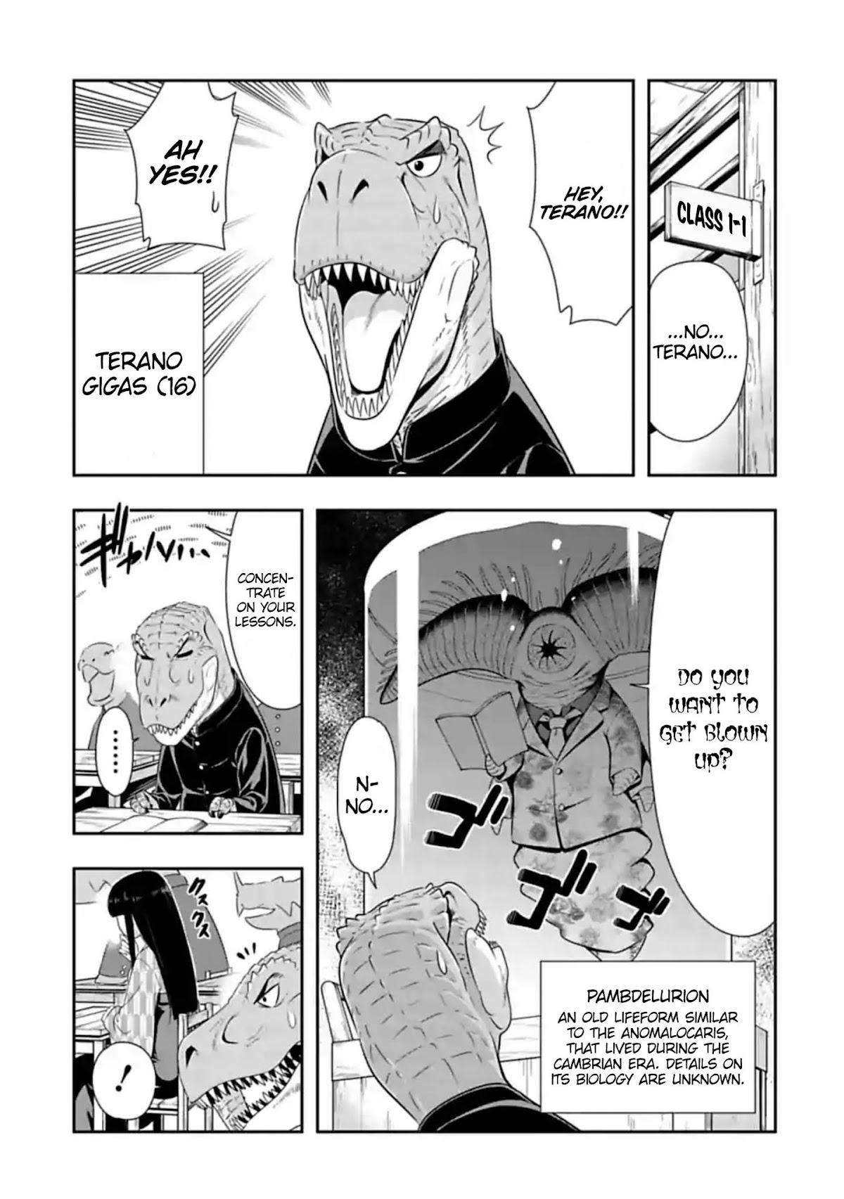Murenase! Shiiton Gakuen Chapter 107 page 5 - Chapter 107: A Blank Page from a Jurassic Youth