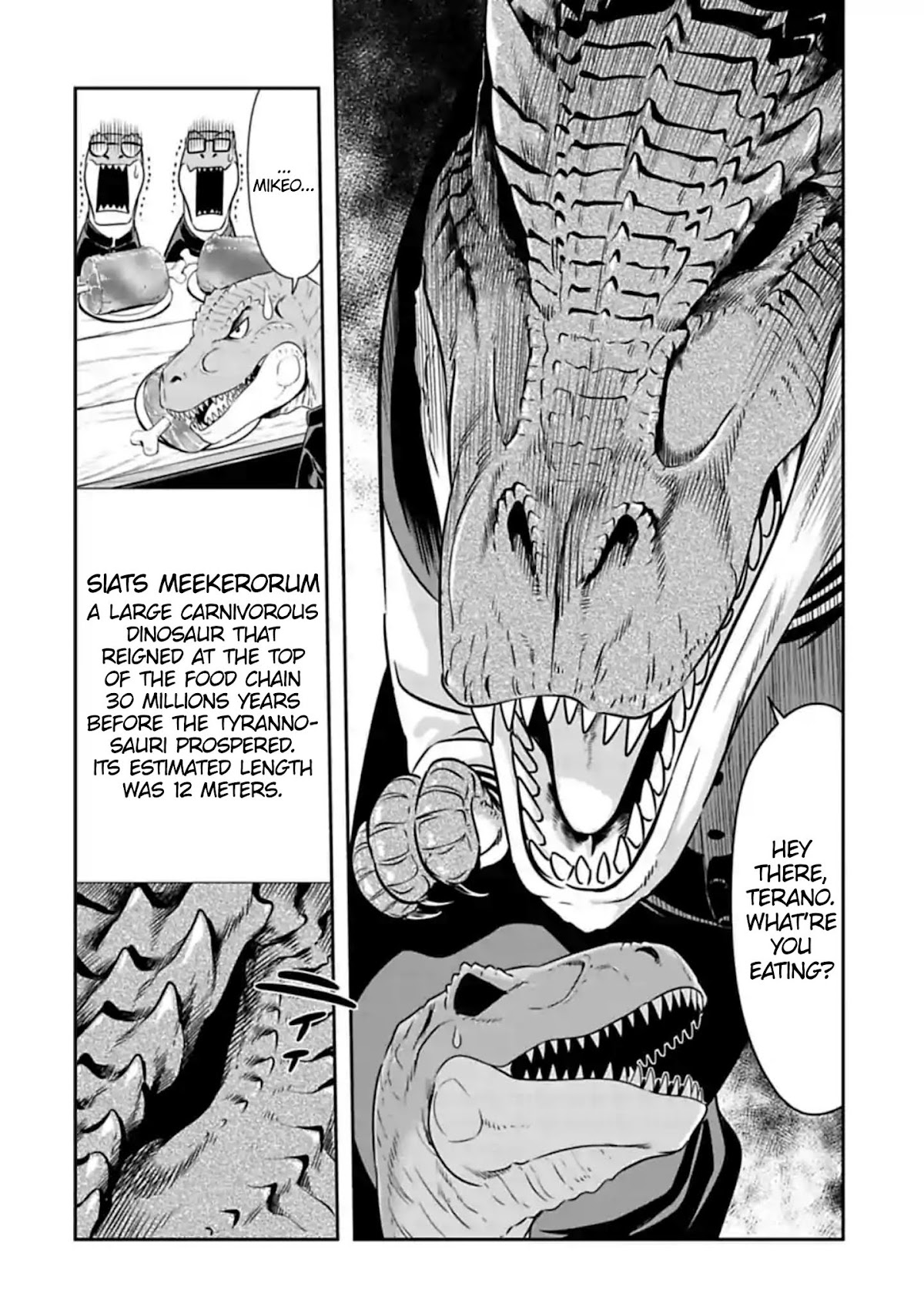 Murenase! Shiiton Gakuen Chapter 107 page 8 - Chapter 107: A Blank Page from a Jurassic Youth