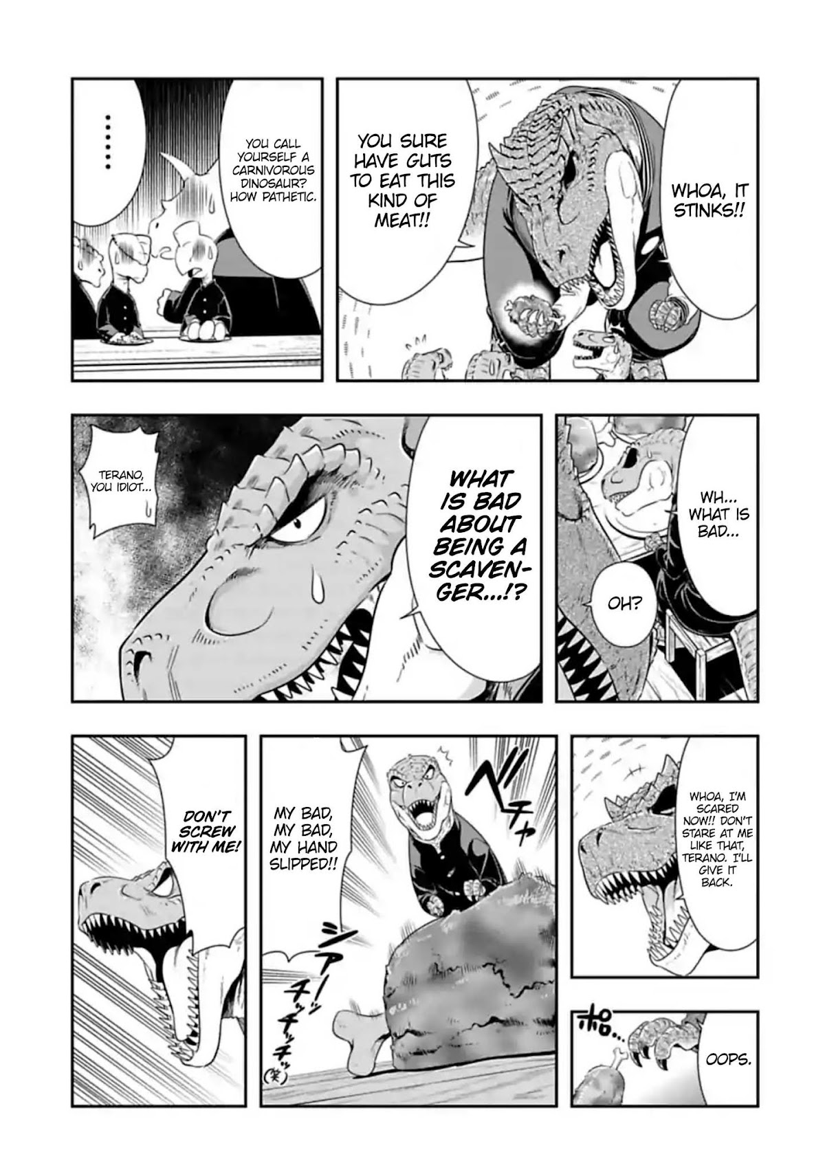 Murenase! Shiiton Gakuen Chapter 107 page 9 - Chapter 107: A Blank Page from a Jurassic Youth