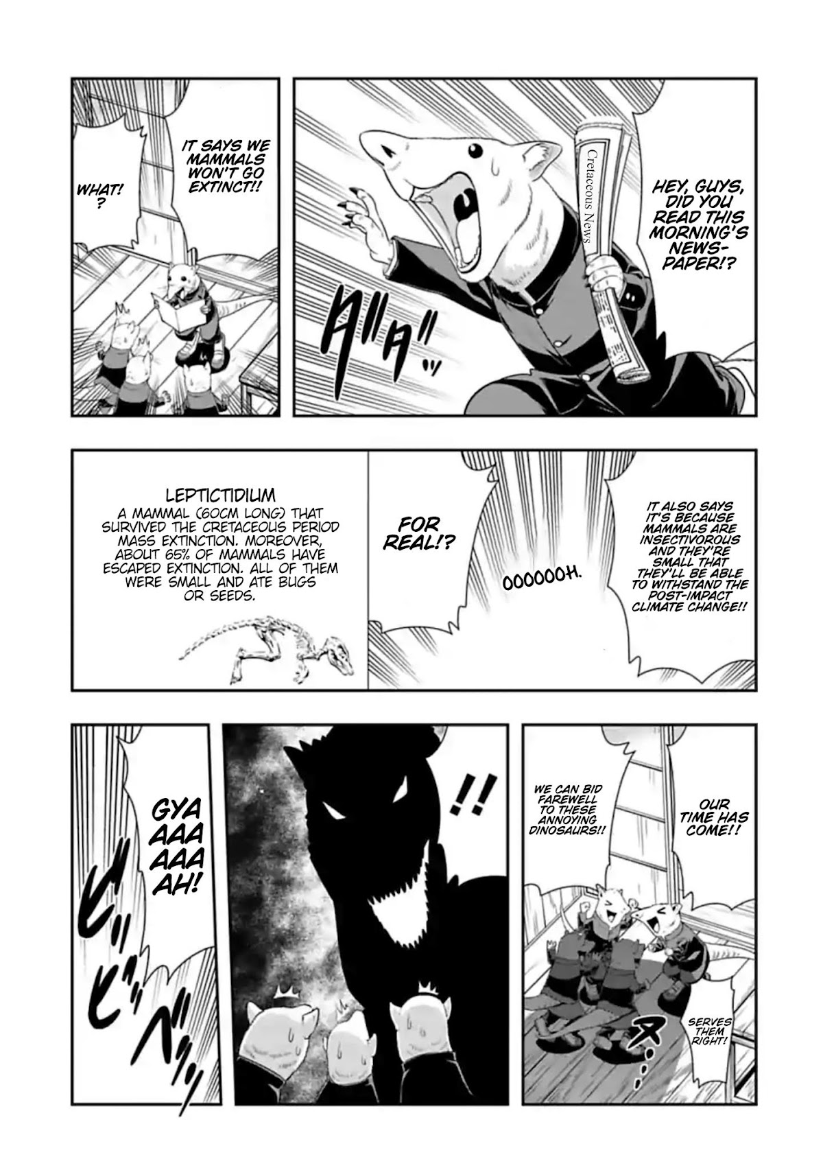 Murenase! Shiiton Gakuen Chapter 110 page 1 - Chapter 110: A Blank Page from a Jurassic Youth (4)