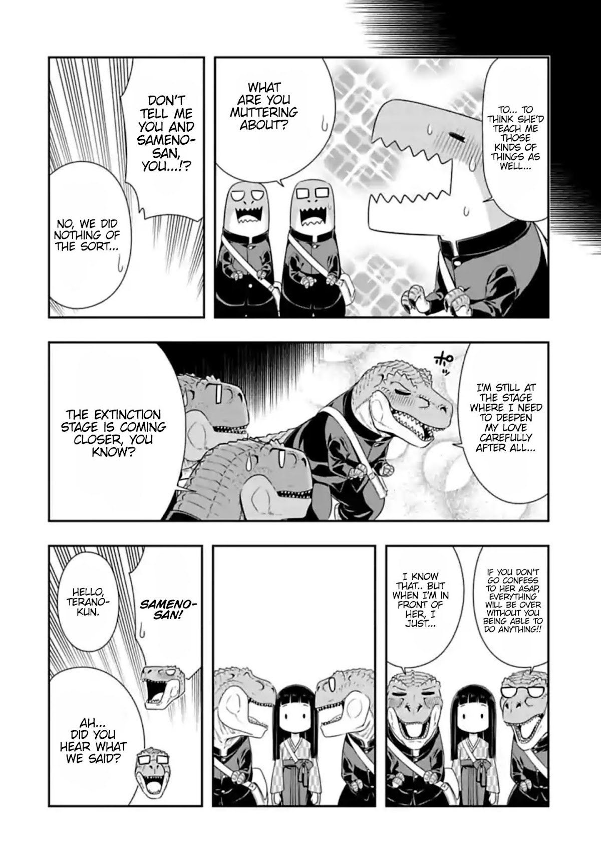 Murenase! Shiiton Gakuen Chapter 110 page 4 - Chapter 110: A Blank Page from a Jurassic Youth (4)