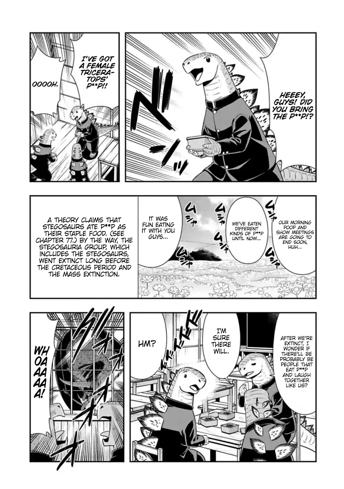 Murenase! Shiiton Gakuen Chapter 111 page 1 - Chapter 111: A Blank Page from a Jurassic Youth (5)