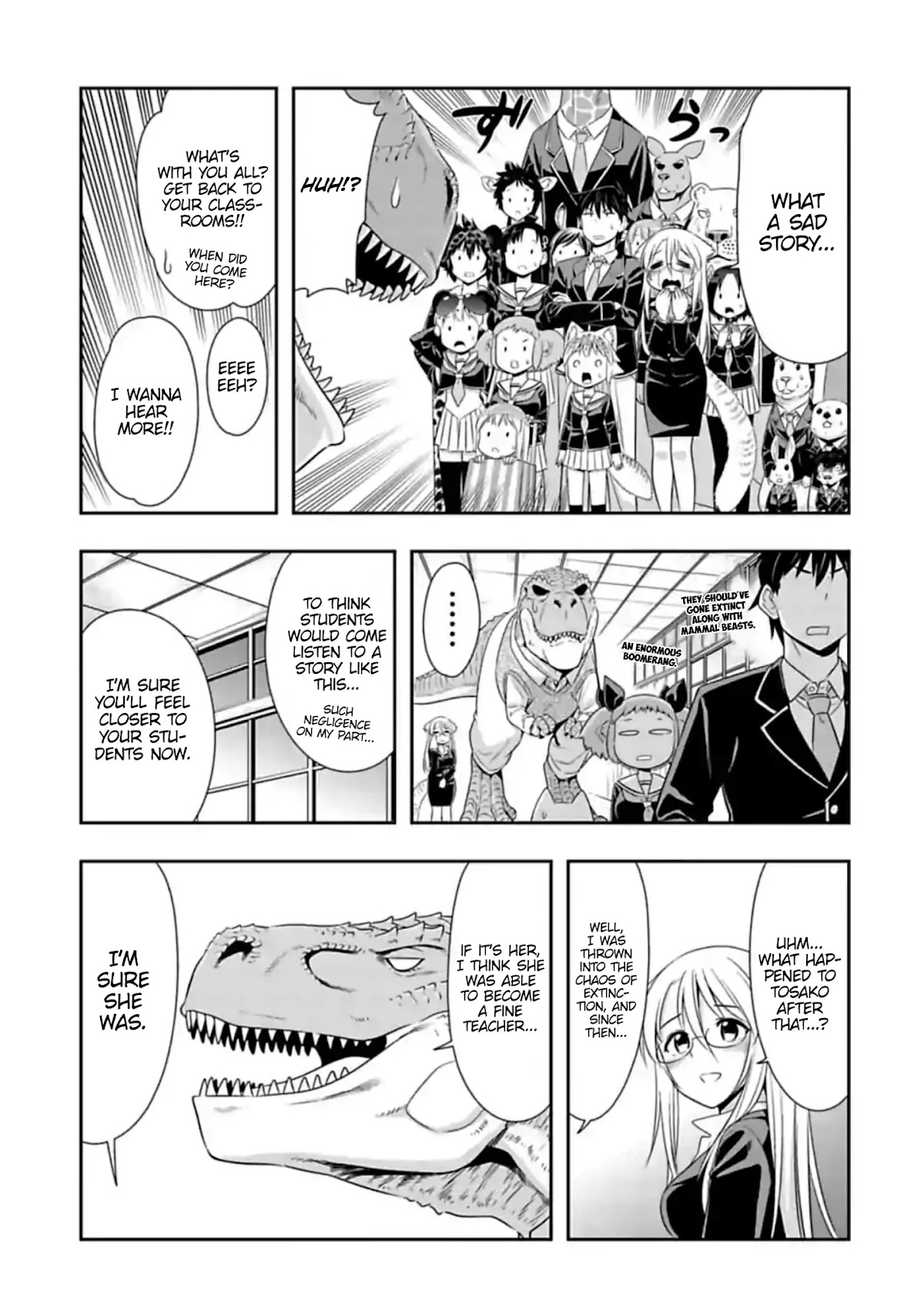 Murenase! Shiiton Gakuen Chapter 113 page 9 - Chapter 113: A Blank Page from a Jurassic Youth (7)