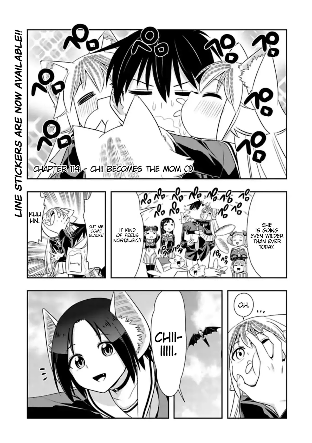 Murenase! Shiiton Gakuen Chapter 114 page 1 - Chapter 114: Chii Becomes the Mom (1)