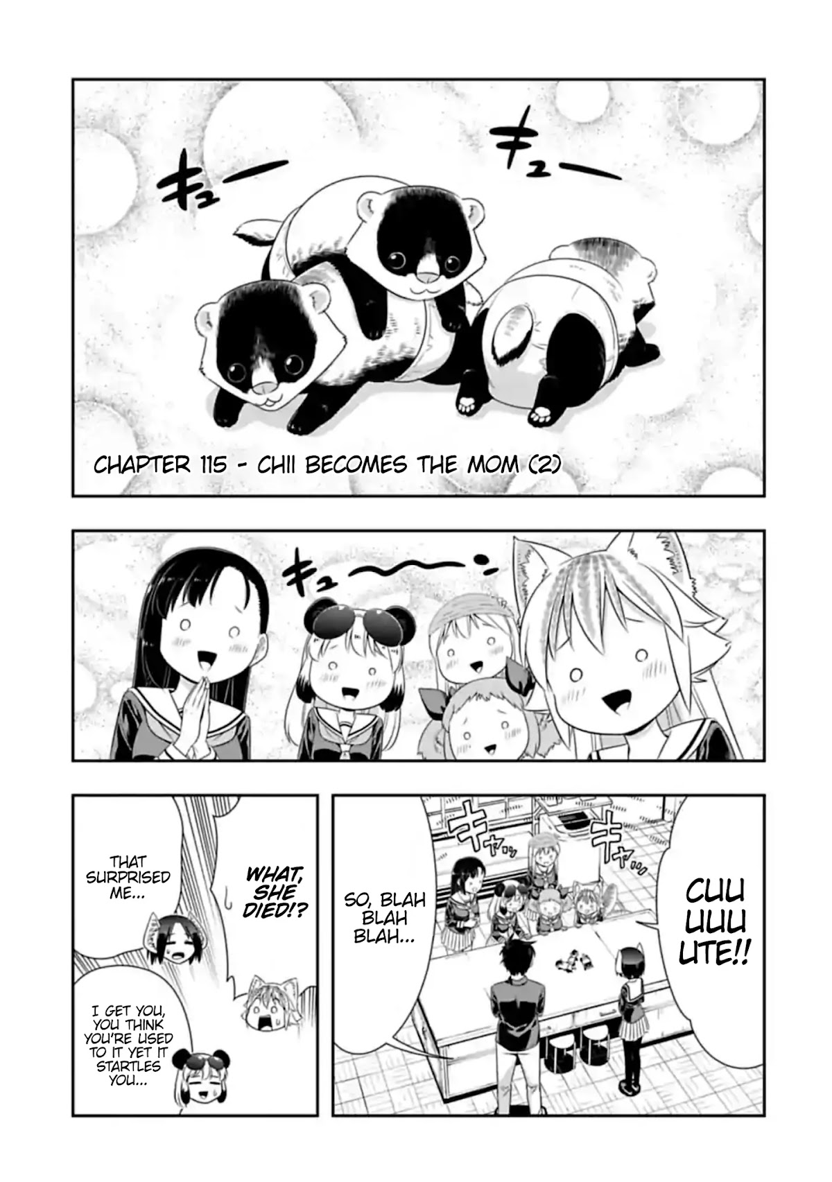 Murenase! Shiiton Gakuen Chapter 115 page 1 - Chapter 115: Chii Becomes the Mom (2)