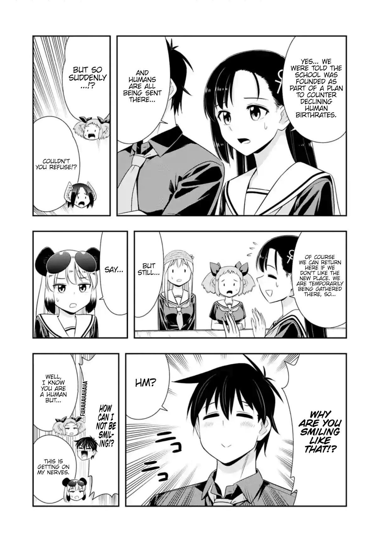 Murenase! Shiiton Gakuen Chapter 117 page 3 - Chapter 117: Being a Human is Nice (1)