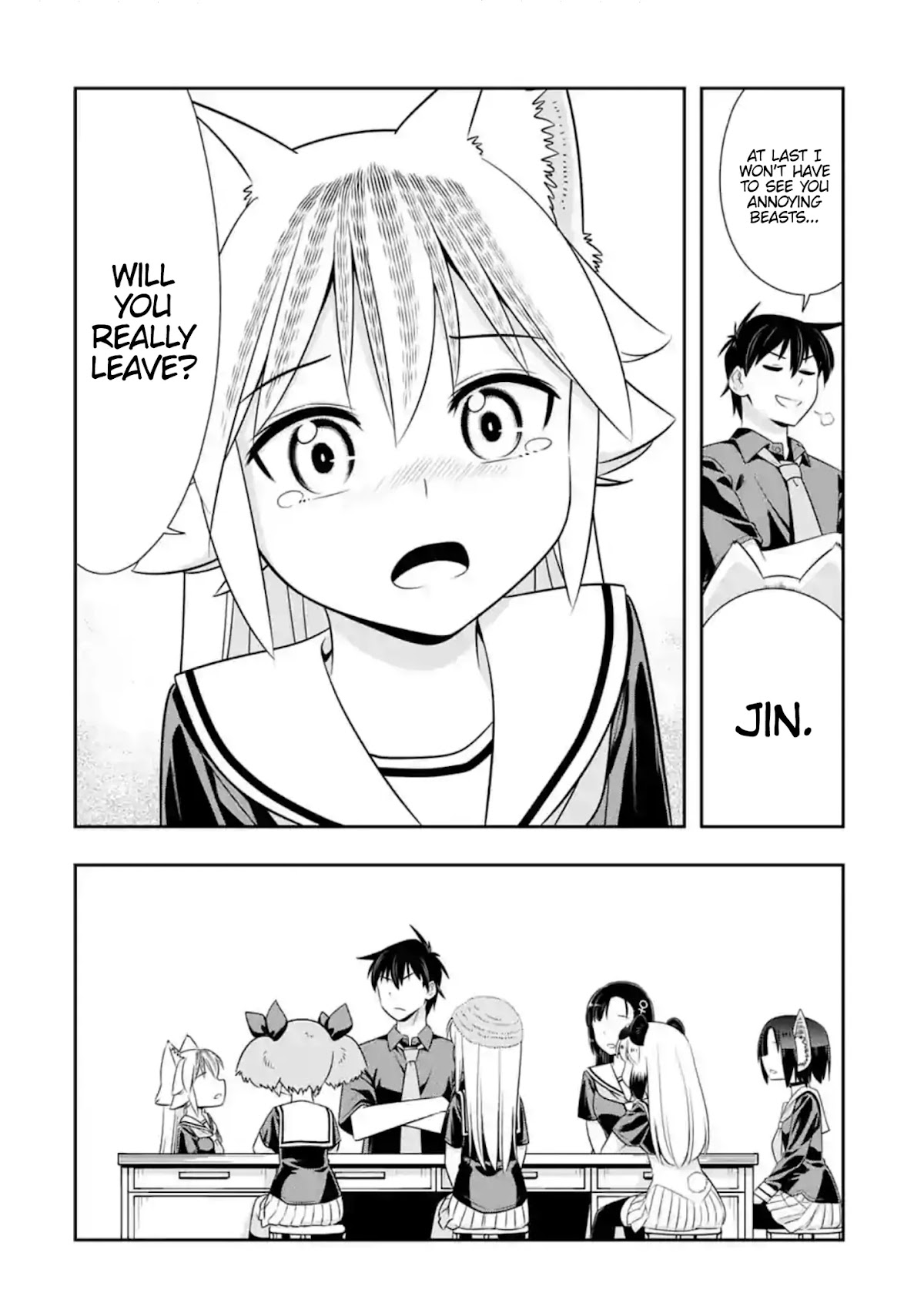 Murenase! Shiiton Gakuen Chapter 117 page 4 - Chapter 117: Being a Human is Nice (1)