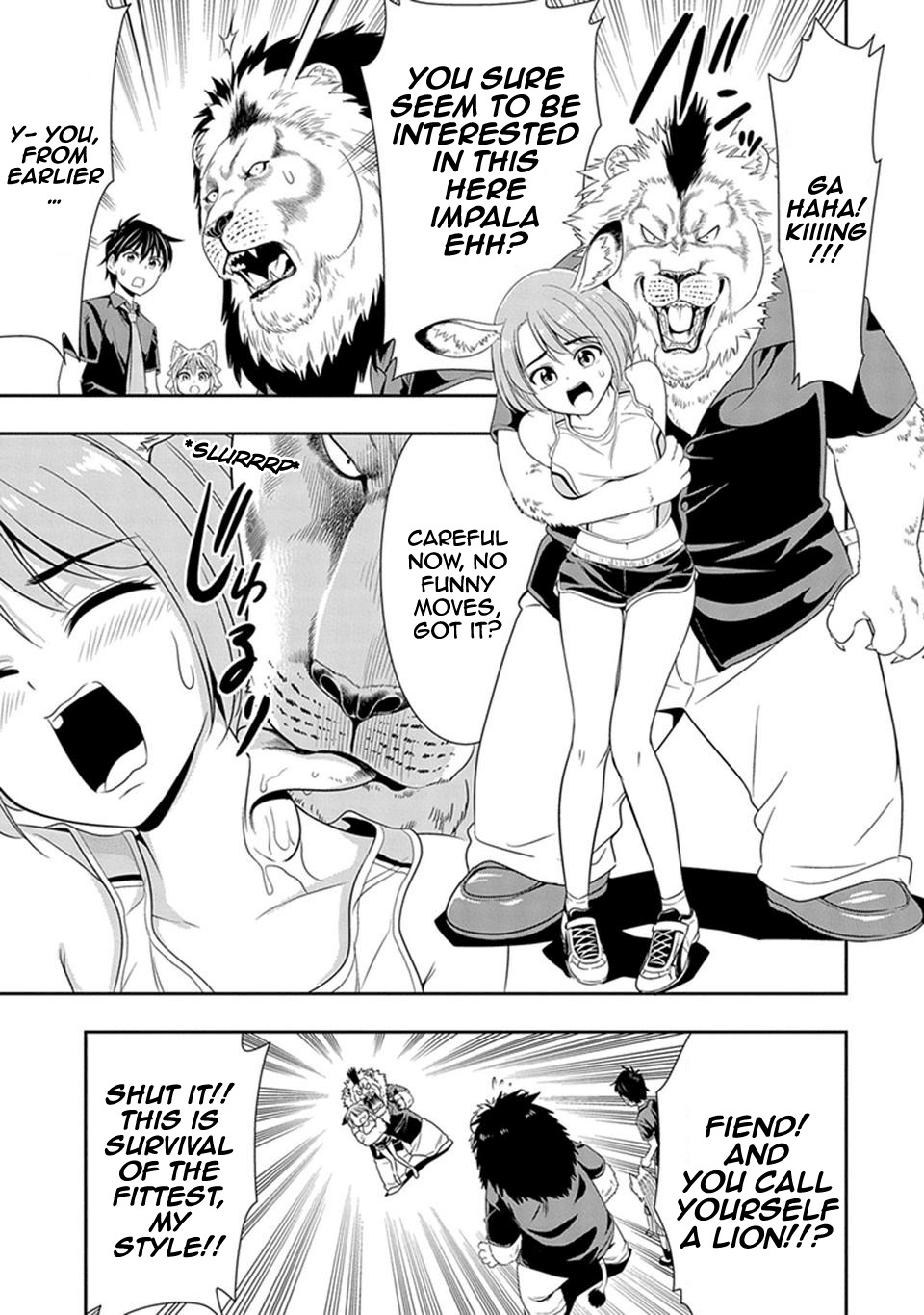 Murenase! Shiiton Gakuen Chapter 12 page 17 - Chapter 12: The Lion's Going on About His Hair Again